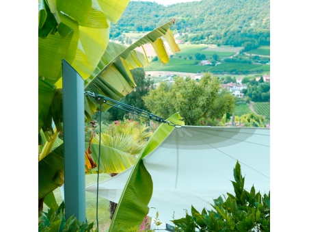 Aluminium Pole For Shade Sails Alu-SimplE Adjustable Height