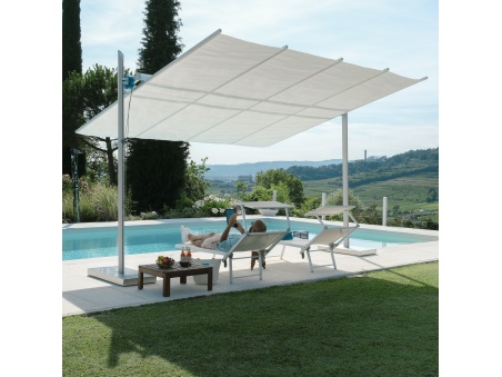 Maistra: the first retractable, tilting and height-adjustable canopy