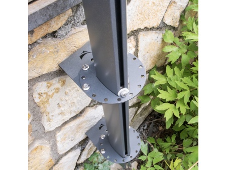 Aluminium Pole For Shade Sails Alu-SimplE Adjustable Height