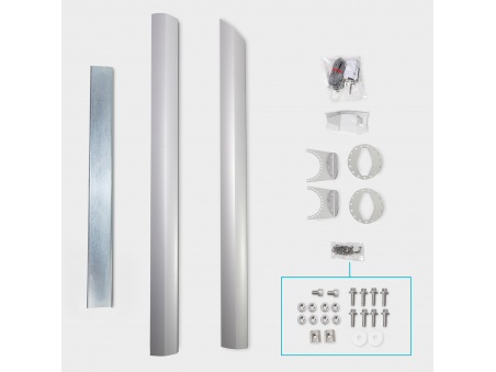 Aluminium Pole For Shade Sails Alu-SimplE Adjustable Height