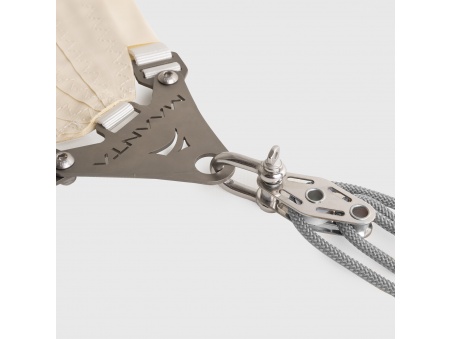 Kit wall mount Muscle x3 with Pulleys and traction booster for shade sails