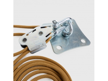 Kit wall mount Muscle x3 with Pulleys and traction booster for shade sails