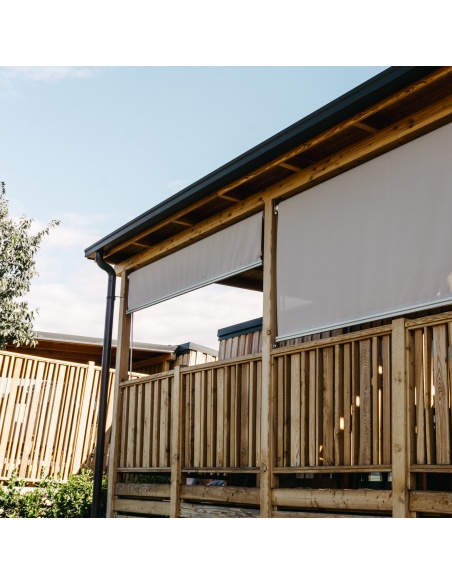 Reef Roll - Outdoor Roller Shade with Cable Guide Standard Sizes