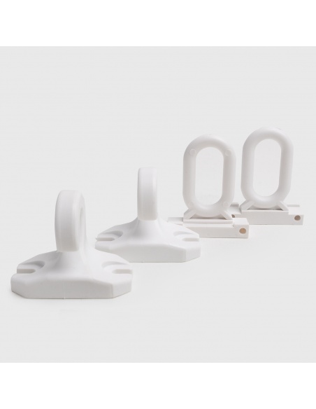 Roller shade hook kit - Pair of eyelets and hooks for your roller shade