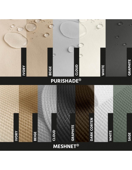 Fabric Samples for Maanta Premium Shade Sails