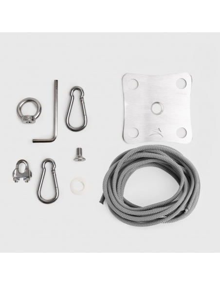 Kit Fittings  / Wall Mounting For Shade Sails With 2m Nautical Rope