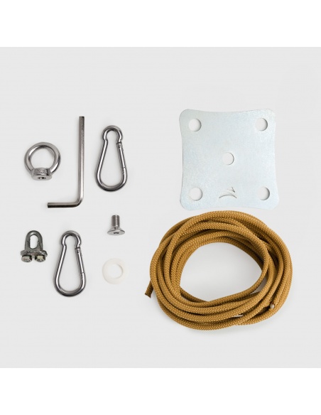 Kit Fittings  / Wall Mounting For Shade Sails With 2m Nautical Rope