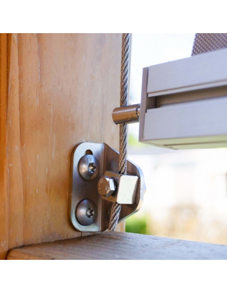 Reef Roll - Outdoor Roller Shade with Cable Guide Standard Sizes