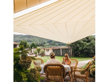 Solaria +Plus Waterproof - The evolution of our best radial cut shade sail