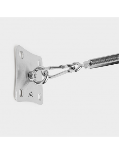 Wall Mounting Kit For Shade Sails with big plate and tensioner EZ Wall Fix