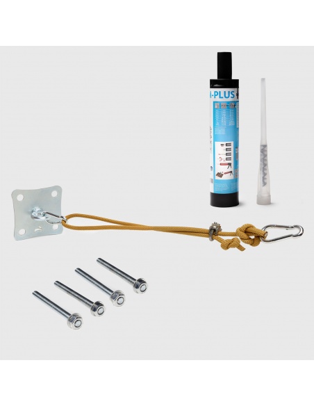 Kit Fittings  / Wall Mounting For Shade Sails With 2m Nautical Rope
