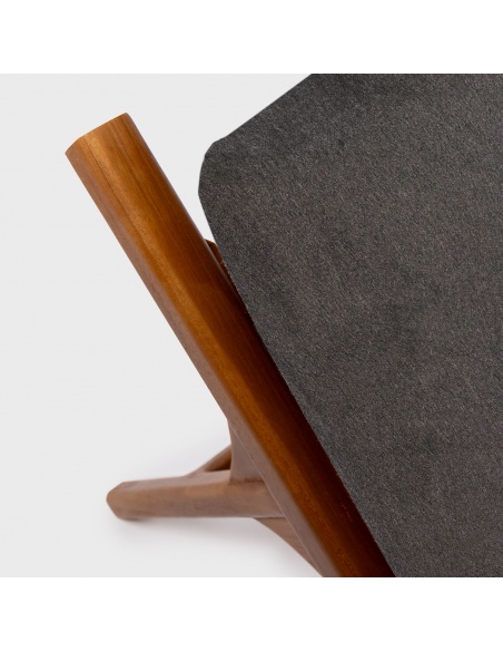 Tuga: Teak sun lounger Unique Nautical Design