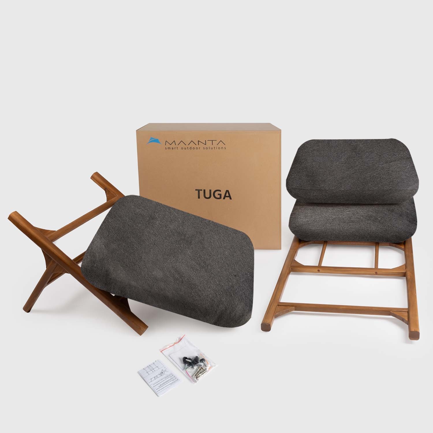 Tuga: Teak sun lounger Unique Nautical Design Tuga: Teak sun lounger Unique Nautical Design