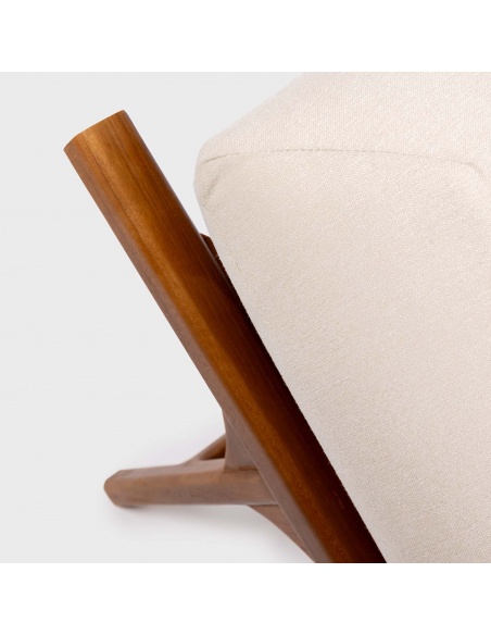 Tuga: Teak sun lounger Unique Nautical Design