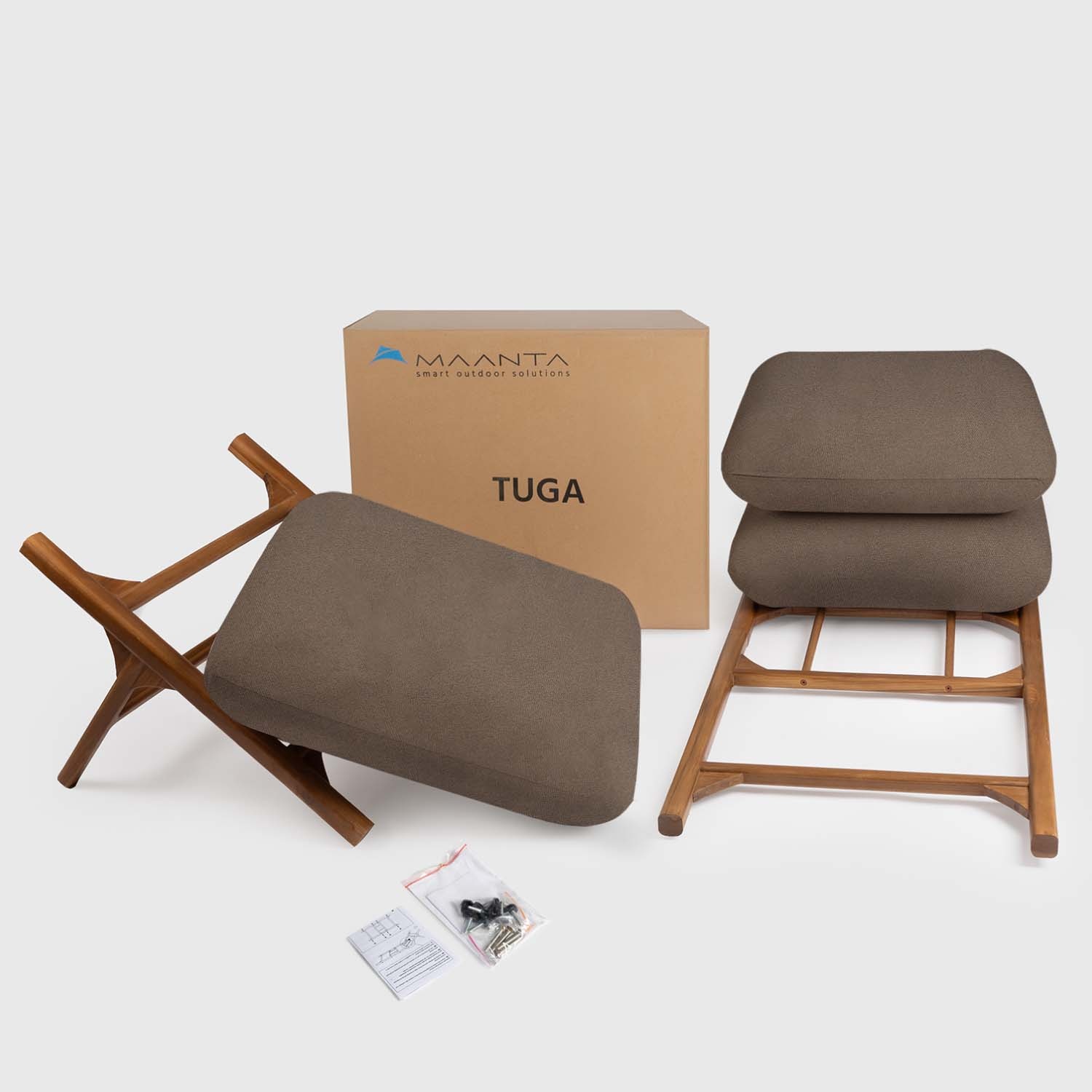 Tuga: Teak sun lounger Unique Nautical Design Tuga: Teak sun lounger Unique Nautical Design
