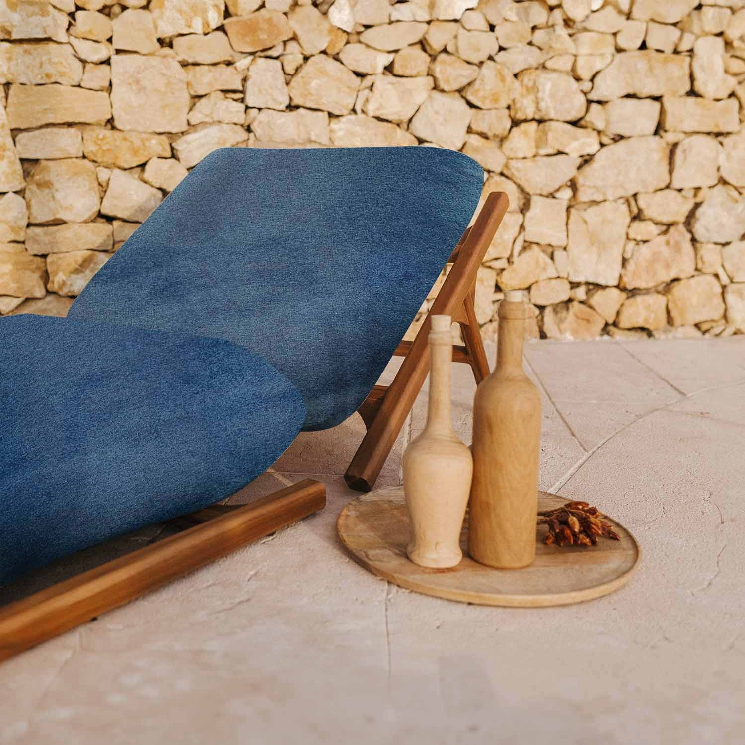 Tuga: Teak sun lounger Unique Nautical Design Tuga: Teak sun lounger Unique Nautical Design