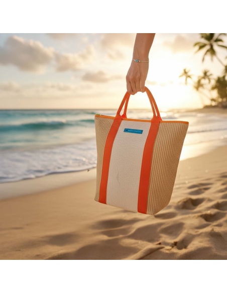 Beach bag Recycling: Respect, Recycle, Upcycling