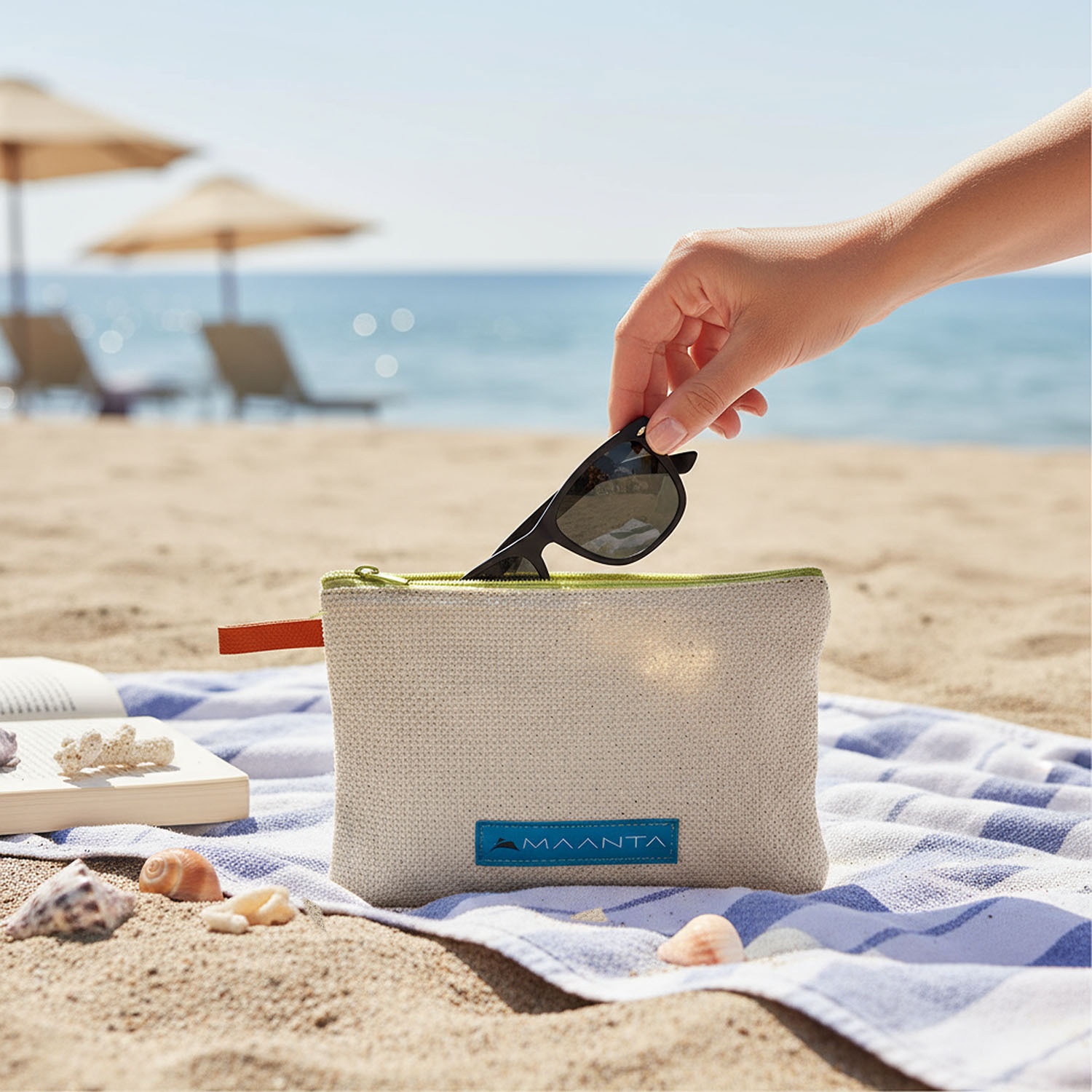 Recycling Clutch Bag: Made from recycled shade sail fabric 2