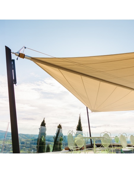 Zefira Motorised Roll-Up Shade Sail: Freedom Without Limits