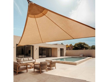 Solaria Breathable - Our best radial cut windproof shade sail