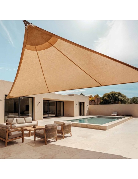 Solaria Breathable - Our best radial cut windproof shade sail