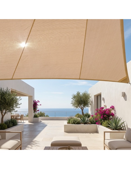 Solaria Breathable - Our best radial cut windproof shade sail