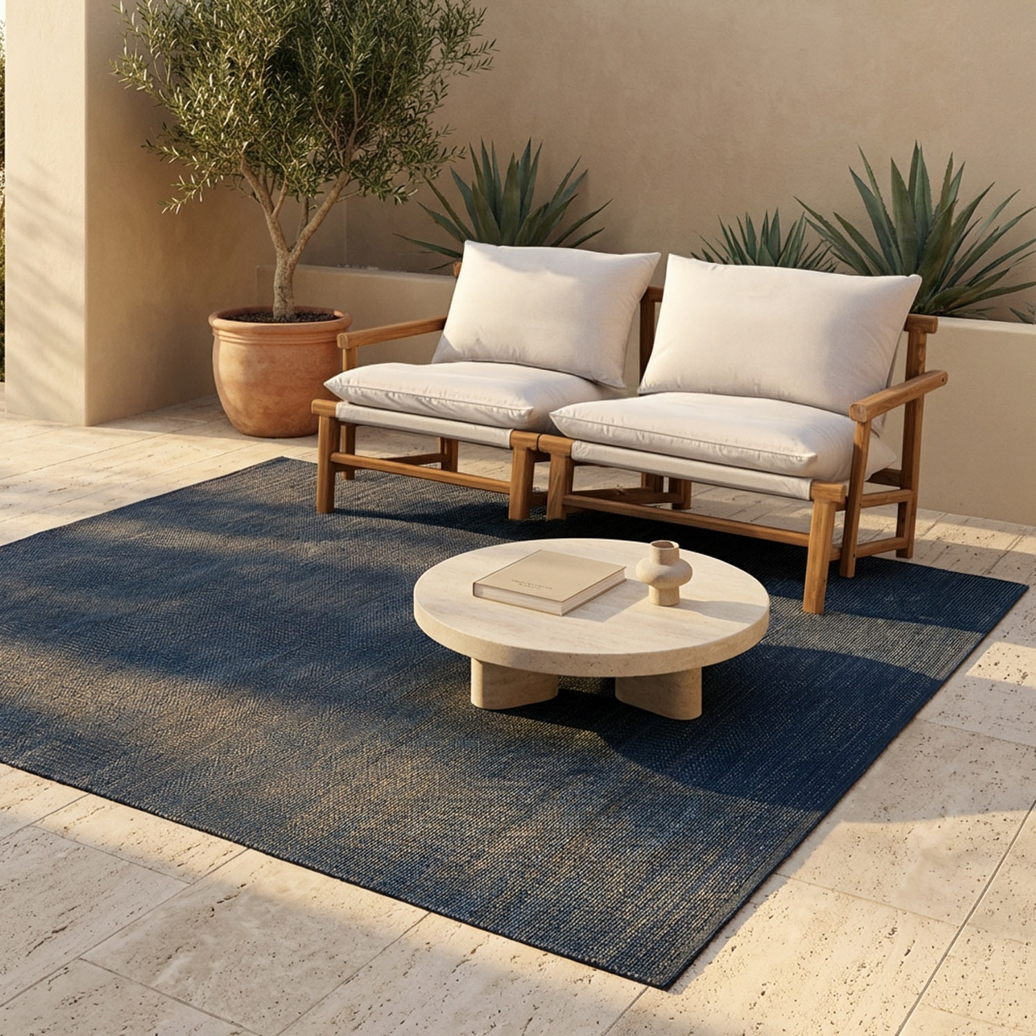Tramelia: Handwoven Outdoor Rug 2