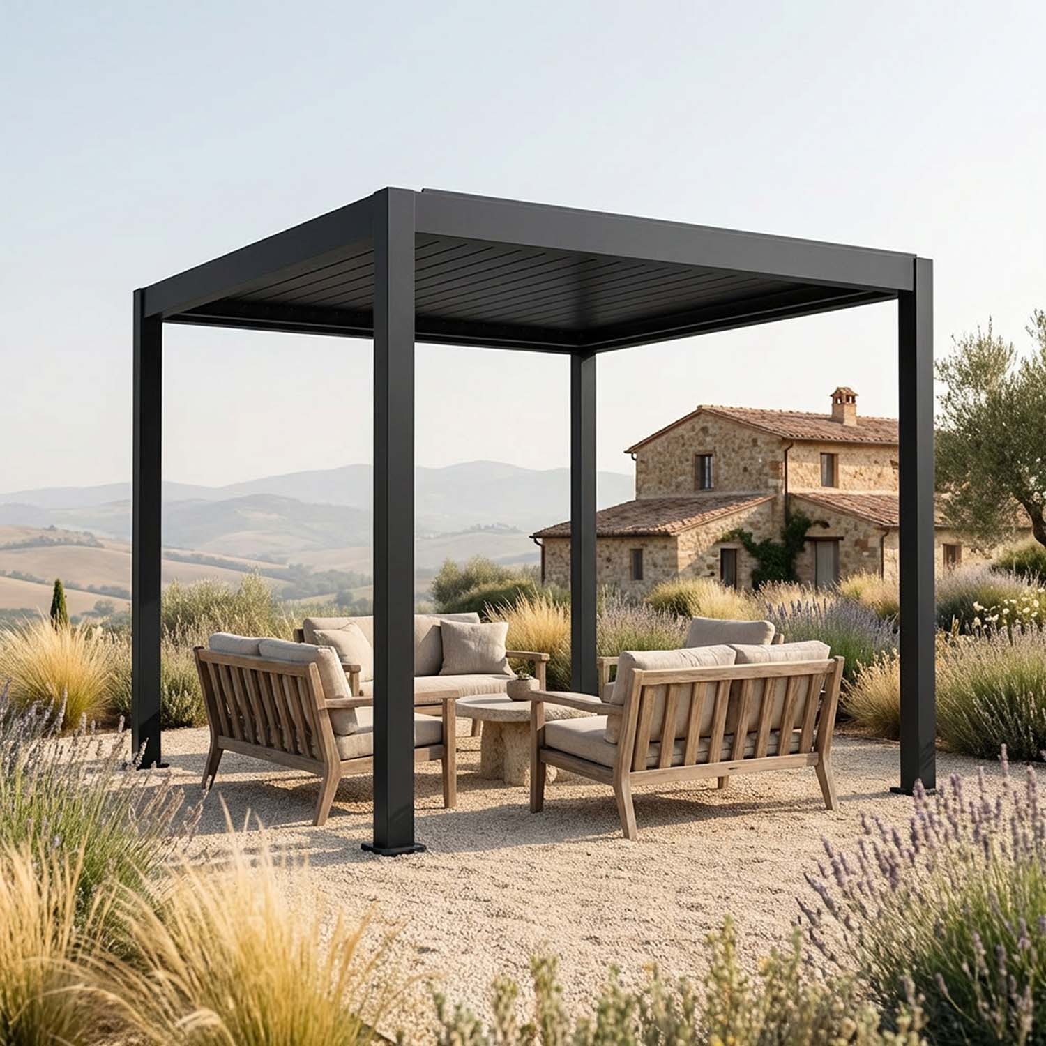 Lyra T6: Bioclimatic Pergola with 6 Unique Technologies