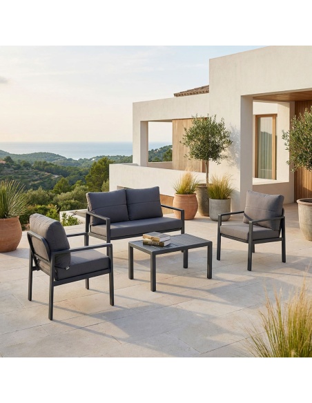 Siena garden sofa set aluminium modern