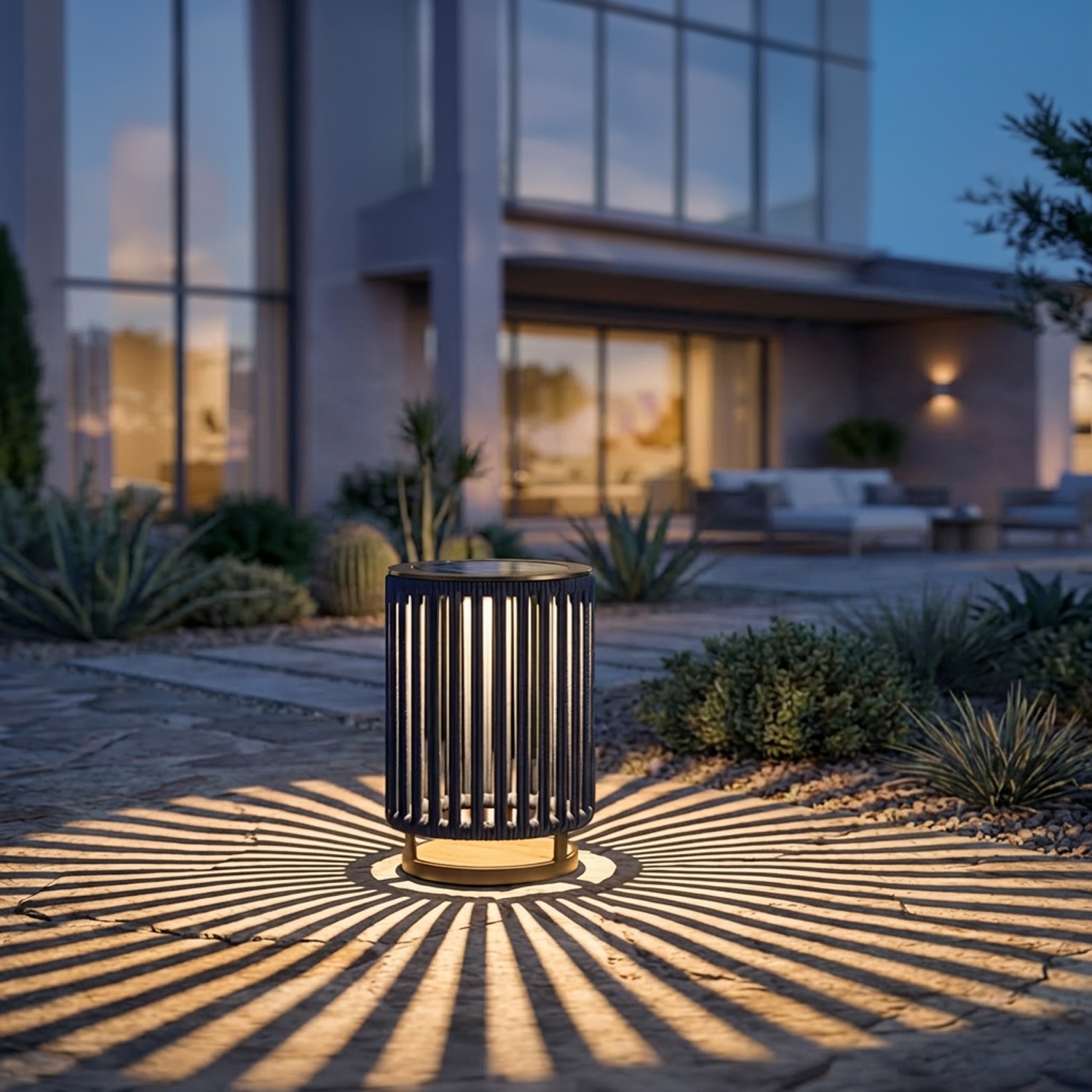 Filara: modern solar light - solar garden lamp for patio and outdoor