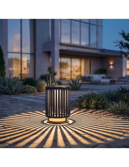 Filara: modern solar light - solar garden lamp for patio and outdoor