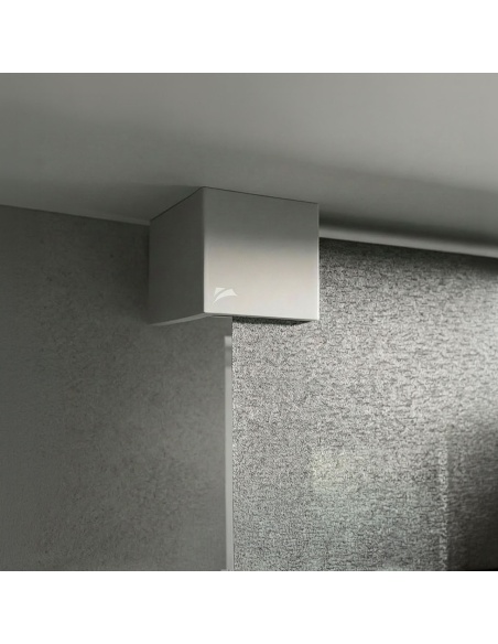 Recta: Roller Shade with Geometric Design Plate