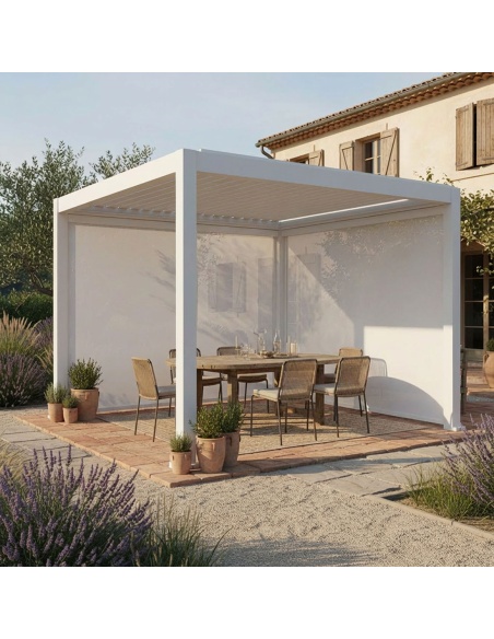 Manual Zip Screen - Zip screen for Lyra T6 pergola