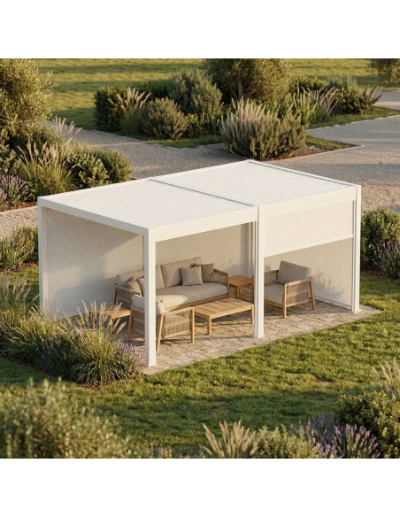 Manual Zip Screen - Zip screen for Lyra T6 pergola