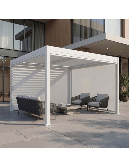 Manual Zip Screen - Zip screen for Lyra T6 pergola
