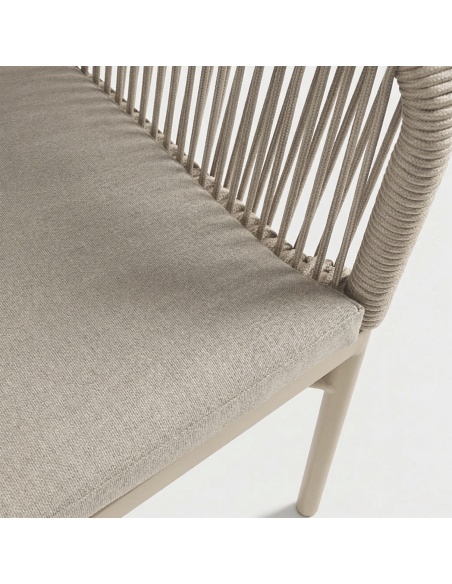 Liara: Outdoor Chair in Anti-UV Olefin Rope