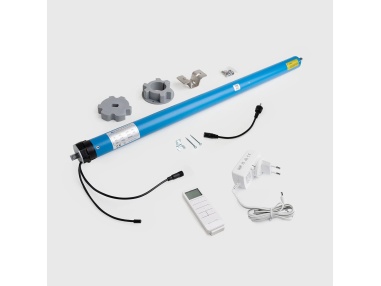 Motor + 12v charger + remote control for outdoor roller shades