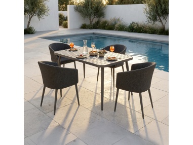 Conviva: Aluminium Outdoor Dining Table