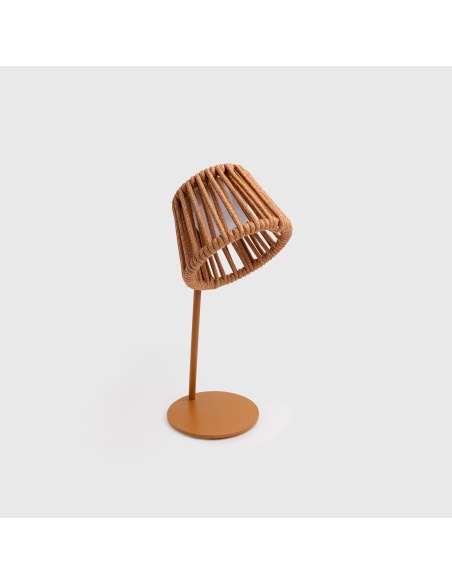 Mini Ropelle: Rechargeable Table Lamp in Olefin Rope
