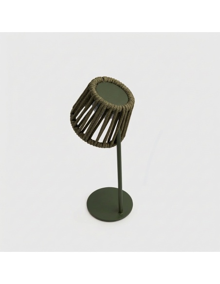 Mini Ropelle: Rechargeable Table Lamp in Olefin Rope