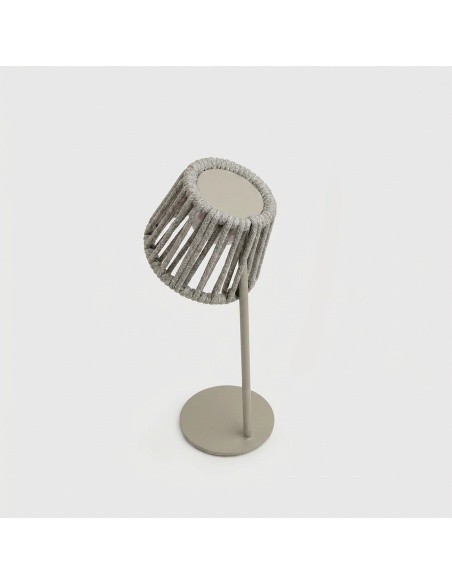 Mini Ropelle: Rechargeable Table Lamp in Olefin Rope
