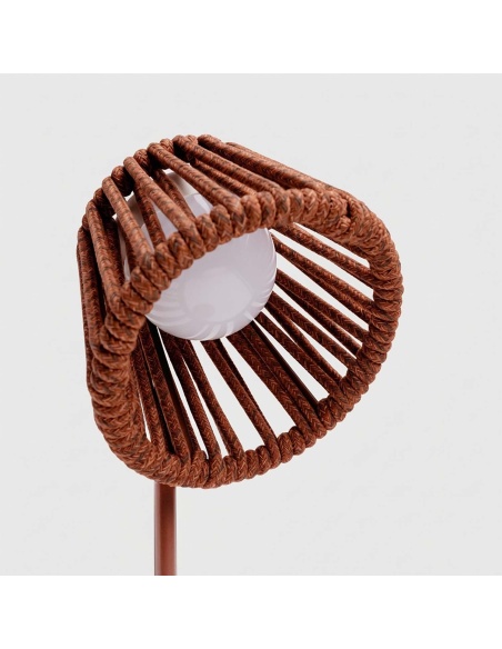 Mini Ropelle: Rechargeable Table Lamp in Olefin Rope