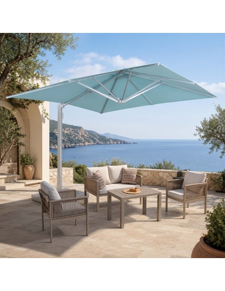 Cygnus: Cantilever Side-Arm Push-Open Garden Parasol