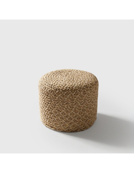 Thyrea: Woven Outdoor Pouffe, Designed by Maanta