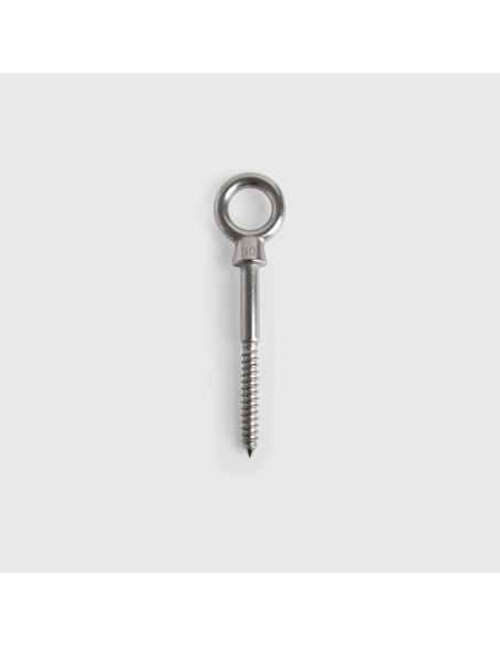 Wood Screw Eye Bolt in Stainless Steel to Anchor Shade Sails