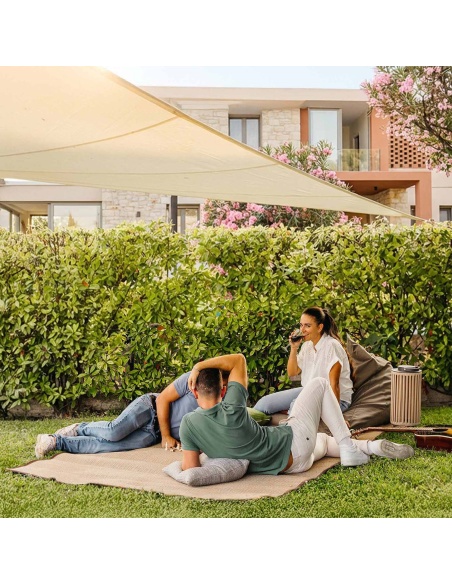 Solaria waterproof - our best radial cut shade sail