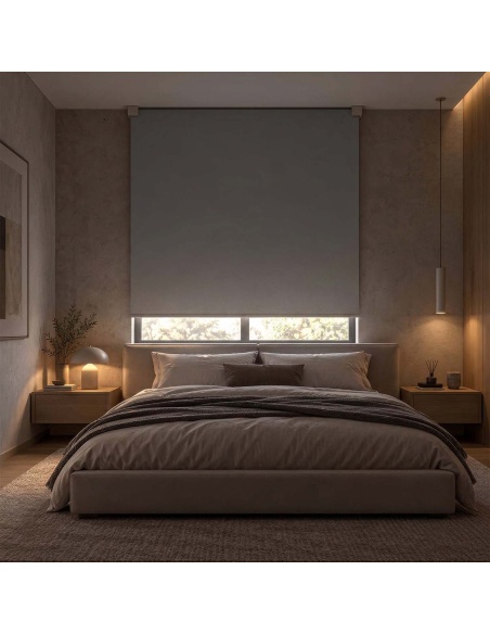Indoor Blackout Roller Shade, Recta Blend Blackout