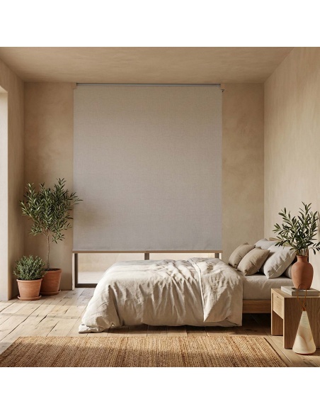 Made-to-Measure Blackout Roller Shade, Kyma Canvas Blackout
