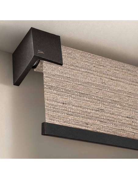 Indoor Light-Filtering Roller Shade with Cotton, Recta Earth