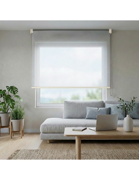 Made-to-Measure Sheer Roller Shade, Kyma Brush